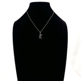 TIFFANY&Co. Necklace Letter K Initial Elsa Peretti Silver925 Silver Women Second hand