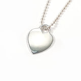 TIFFANY&Co. Necklace Heart tag Return to Silver925 Silver Women Second hand