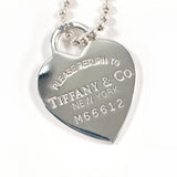 TIFFANY&Co. Necklace Heart tag Return to Silver925 Silver Women Second hand