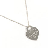 TIFFANY&Co. Necklace Heart tag Return to Silver925 Silver Women Second hand