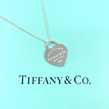 TIFFANY&Co. Necklace Heart tag Return to Silver925 Silver Women Second hand