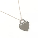 TIFFANY&Co. Necklace Heart tag Return to Silver925 Silver Women Second hand