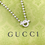 GUCCI Necklace 602736 J8400 8106 Ball chain Silver925 Silver unisex Second hand