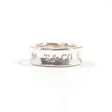 TIFFANY&Co. Ring 1837 Medium Silver925 #US 5 1/4 Silver Women Second hand