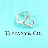 TIFFANY&Co. Ring Open heart Elsa Peretti Silver925 #US 4 3/4 Silver Women Second hand