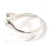 TIFFANY&Co. Ring Heart ribbon Silver925/K18 yellow gold #US 5 Silver Silver Women Second hand
