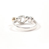 TIFFANY&Co. Ring Hook & Eye Silver925/K18 yellow gold #US 4 3/4 Silver Silver Women Second hand