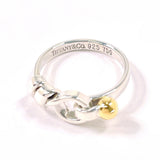 TIFFANY&Co. Ring Hook & Eye Silver925/K18 yellow gold #US 4 3/4 Silver Silver Women Second hand