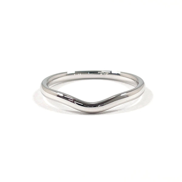 Tiffany & Co. Elsa Peretti PT950 リング TIFFANY&Co. Ring Curved bundling Elsa Peretti Pt950Platinum #US 7