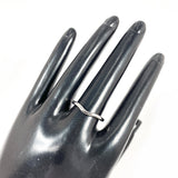 TIFFANY&Co. Ring Curved bundling Elsa Peretti Pt950Platinum #US 7 3/4 Silver mens Second hand