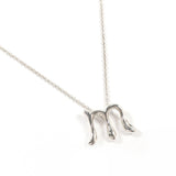 TIFFANY&Co. Necklace Alphabet letter M Elsa Peretti Silver925 Silver Women Second hand