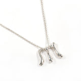TIFFANY&Co. Necklace Alphabet letter M Elsa Peretti Silver925 Silver Women Second hand