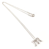 TIFFANY&Co. Necklace Alphabet letter M Elsa Peretti Silver925 Silver Women Second hand