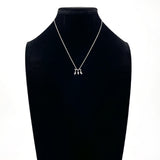 TIFFANY&Co. Necklace Alphabet letter M Elsa Peretti Silver925 Silver Women Second hand