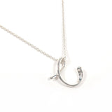 TIFFANY&Co. Necklace Alphabet letter C Elsa Peretti Silver925 Silver Women Second hand