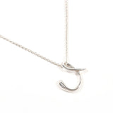 TIFFANY&Co. Necklace Alphabet letter C Elsa Peretti Silver925 Silver Women Second hand