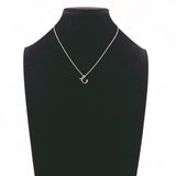 TIFFANY&Co. Necklace Alphabet letter C Elsa Peretti Silver925 Silver Women Second hand