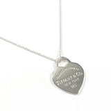 TIFFANY&Co. Necklace Heart tag Return to Silver925 Silver Women Second hand