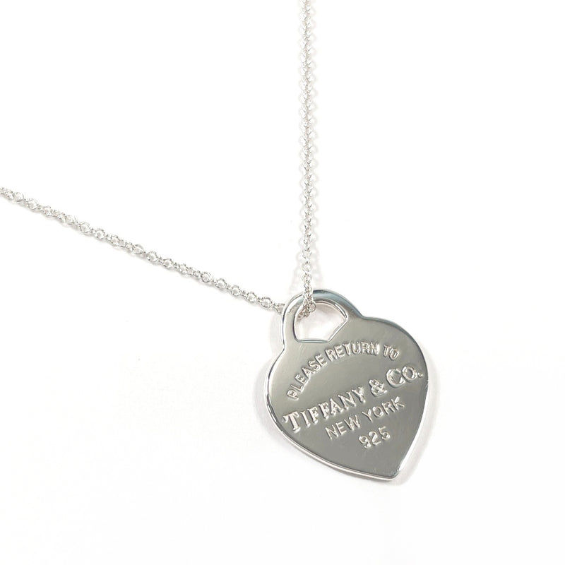 TIFFANY&Co. Necklace Heart tag Return to Silver925 Silver Women