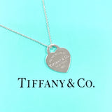 TIFFANY&Co. Necklace Heart tag Return to Silver925 Silver Women Second hand