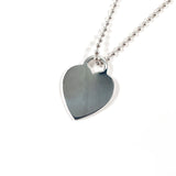 TIFFANY&Co. Necklace Heart tag Return to Silver925 Silver Women Second hand