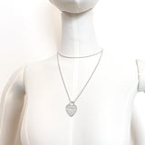 TIFFANY&Co. Necklace Heart tag Return to Silver925 Silver Women Second hand