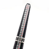 GUCCI Ring Interlocking G Wide ring Silver925 #US 7 Silver mens Second hand