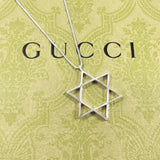 GUCCI Necklace Star of david Silver925 Silver unisex Second hand