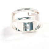 GUCCI Ring Branded Cutout G Silver925 #US 8 Silver mens Second hand