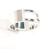 GUCCI Ring Branded Cutout G Silver925 #US 8 Silver mens Second hand