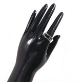 GUCCI Ring Branded Cutout G Silver925 #US 8 Silver mens Second hand
