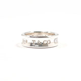 TIFFANY&Co. Ring 1837 Medium Sterling Silver 925 US Size17 Silver mens
