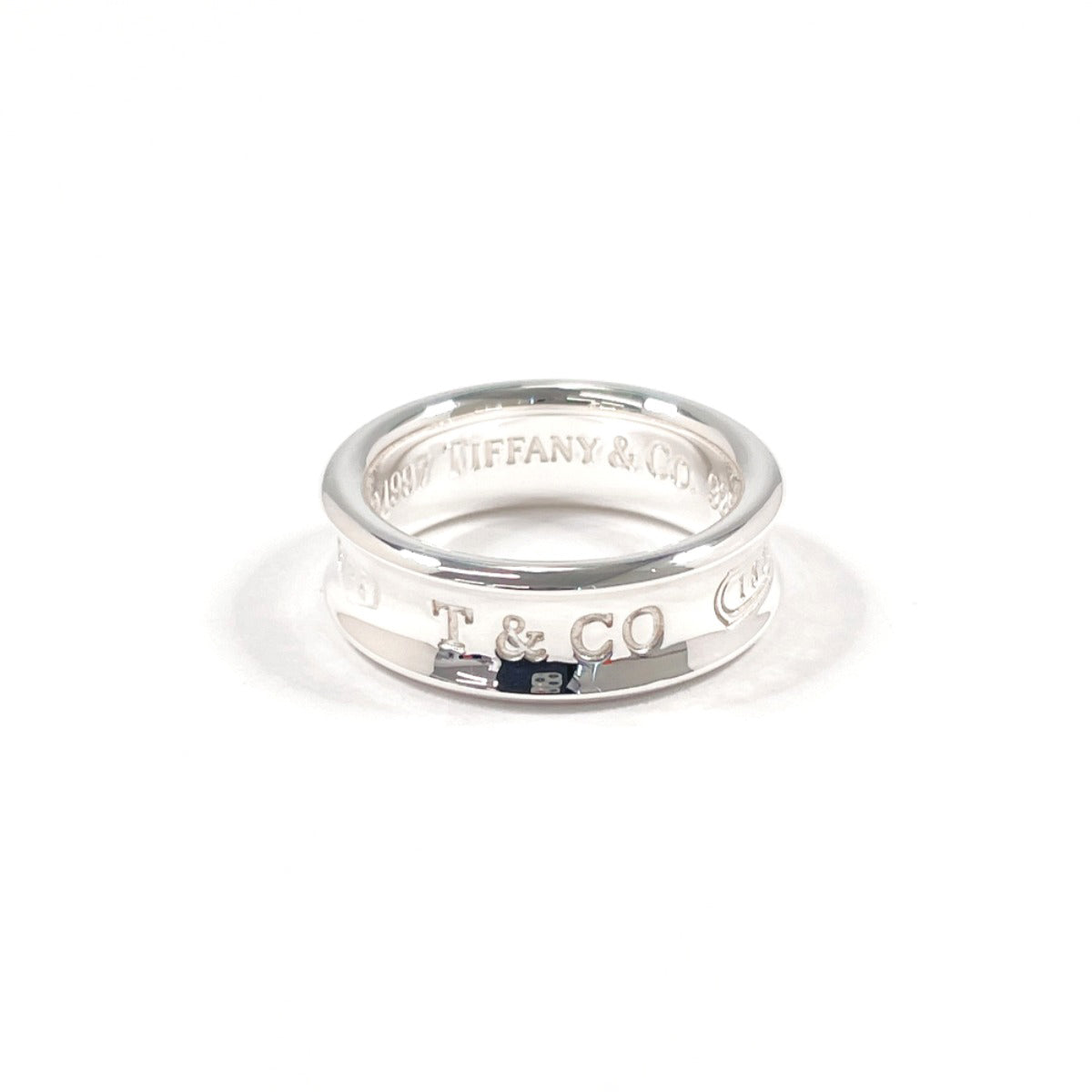 Tiffany & Co. 1837リング SV925 TIFFANY&Co. Ring 1837 Medium Silver925 #US 6 3/4 Silver mens