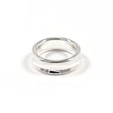 TIFFANY&Co. Ring 1837 Medium Silver925 #US 6 3/4 Silver mens Second hand