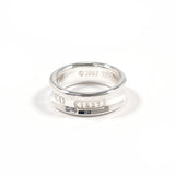 TIFFANY&Co. Ring 1837 Medium Silver925 #US 6 3/4 Silver mens Second hand
