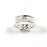 TIFFANY&Co. Ring 1837 Medium Silver925 #US 4 3/4 Silver Women Second hand
