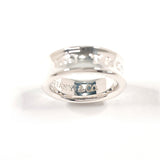 TIFFANY&Co. Ring 1837 Medium Silver925 #US 4 3/4 Silver Women Second hand