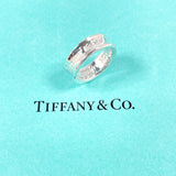 TIFFANY&Co. Ring 1837 Medium Silver925 #US 4 3/4 Silver Women Second hand