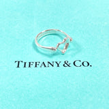 TIFFANY&Co. Ring Open heart Elsa Peretti Silver925 #US 5 Silver Women Second hand