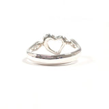 TIFFANY&Co. Ring Open heart Elsa Peretti Silver925 #US 5 Silver Women Second hand