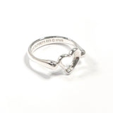 TIFFANY&Co. Ring Open heart Elsa Peretti Silver925 #US 5 Silver Women Second hand