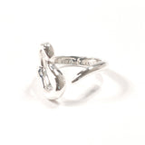TIFFANY&Co. Ring Open heart Elsa Peretti Silver925 #US 5 Silver Women Second hand