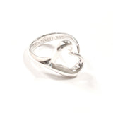 TIFFANY&Co. Ring Open heart Elsa Peretti Silver925 #US 5 Silver Women Second hand