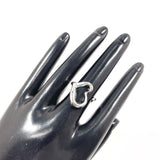 TIFFANY&Co. Ring Open heart Elsa Peretti Silver925 #US 5 1/2 Silver Women Second hand