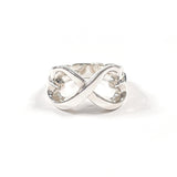 TIFFANY&Co. Ring Double rubbing heart Paloma Picasso Silver925 #US 5 1/4 Silver Women Second hand