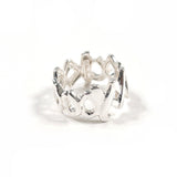 TIFFANY&Co. Ring Love & kiss Paloma Picasso Silver925 #US 4 3/4 Silver Women Second hand
