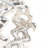 TIFFANY&Co. Ring Love & kiss Paloma Picasso Silver925 #US 4 3/4 Silver Women Second hand