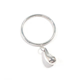 TIFFANY&Co. Ring teardrop Elsa Peretti Silver925 #US 4 3/4 Silver Women Second hand