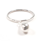 TIFFANY&Co. Ring teardrop Elsa Peretti Silver925 #US 4 3/4 Silver Women Second hand