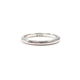 TIFFANY&Co. Ring Wedding band ring Forever Pt950Platinum/diamond #US 6 Silver Women Second hand